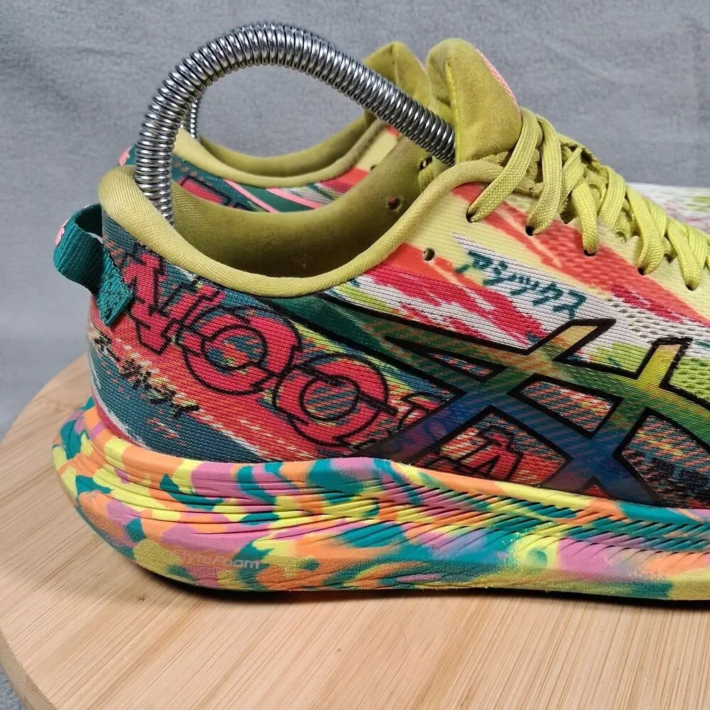 Asics Noosa Tri 13 Women's Size 8.5 Yellow Yuzu Pink Running Shoes 1012B010